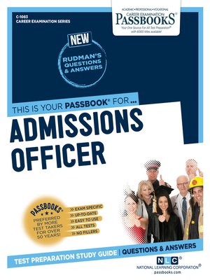 cover image of Admissions Officer